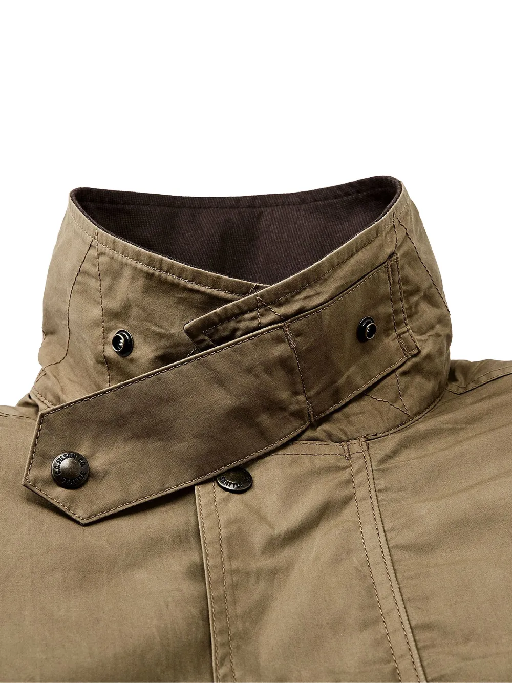 Filson button-fastening raincoat Beige