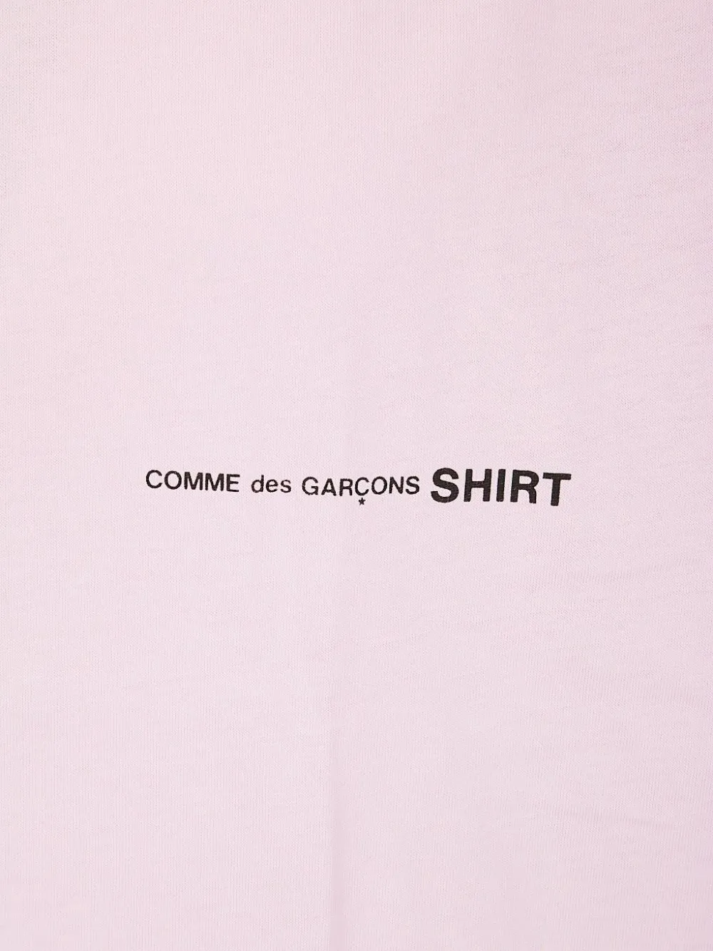 Comme des Garçons Homme logo-print T-shirt Roze