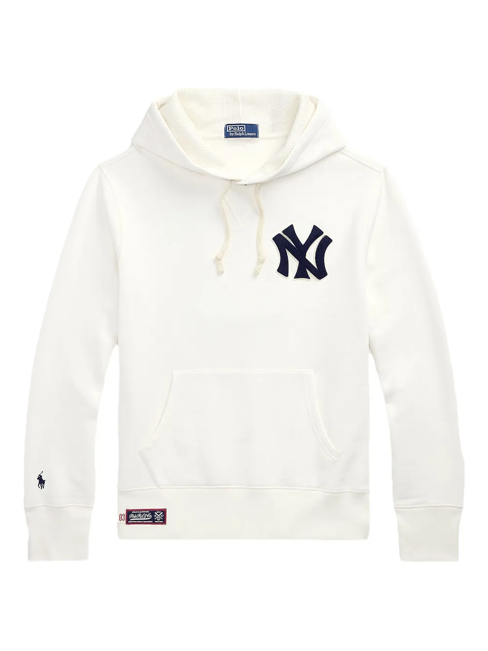 Polo Ralph Lauren x Yankees fleece hoodie Wit