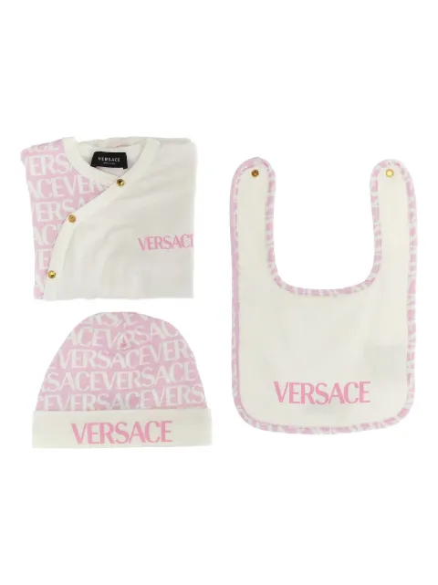 Versace Kids logo-print babygrow set