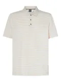 Oakley striped-pattern polo shirt - Neutrals