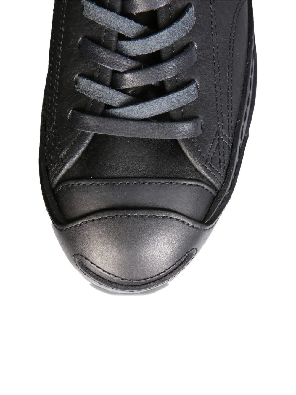 Hender Scheme leather lace-up sneakers Zwart