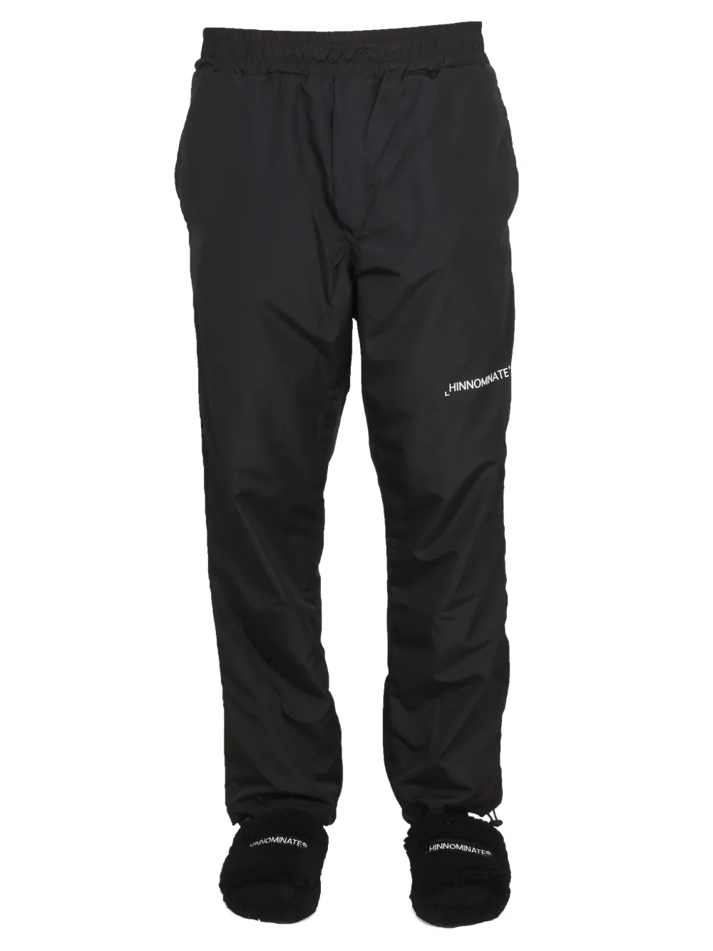 Hinnominate Logo-embroidered Trousers In Black