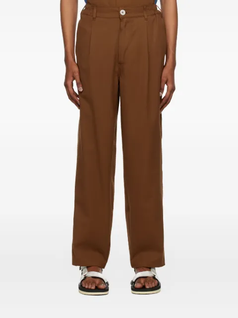 Howlin' textured stretch-cotton trousers