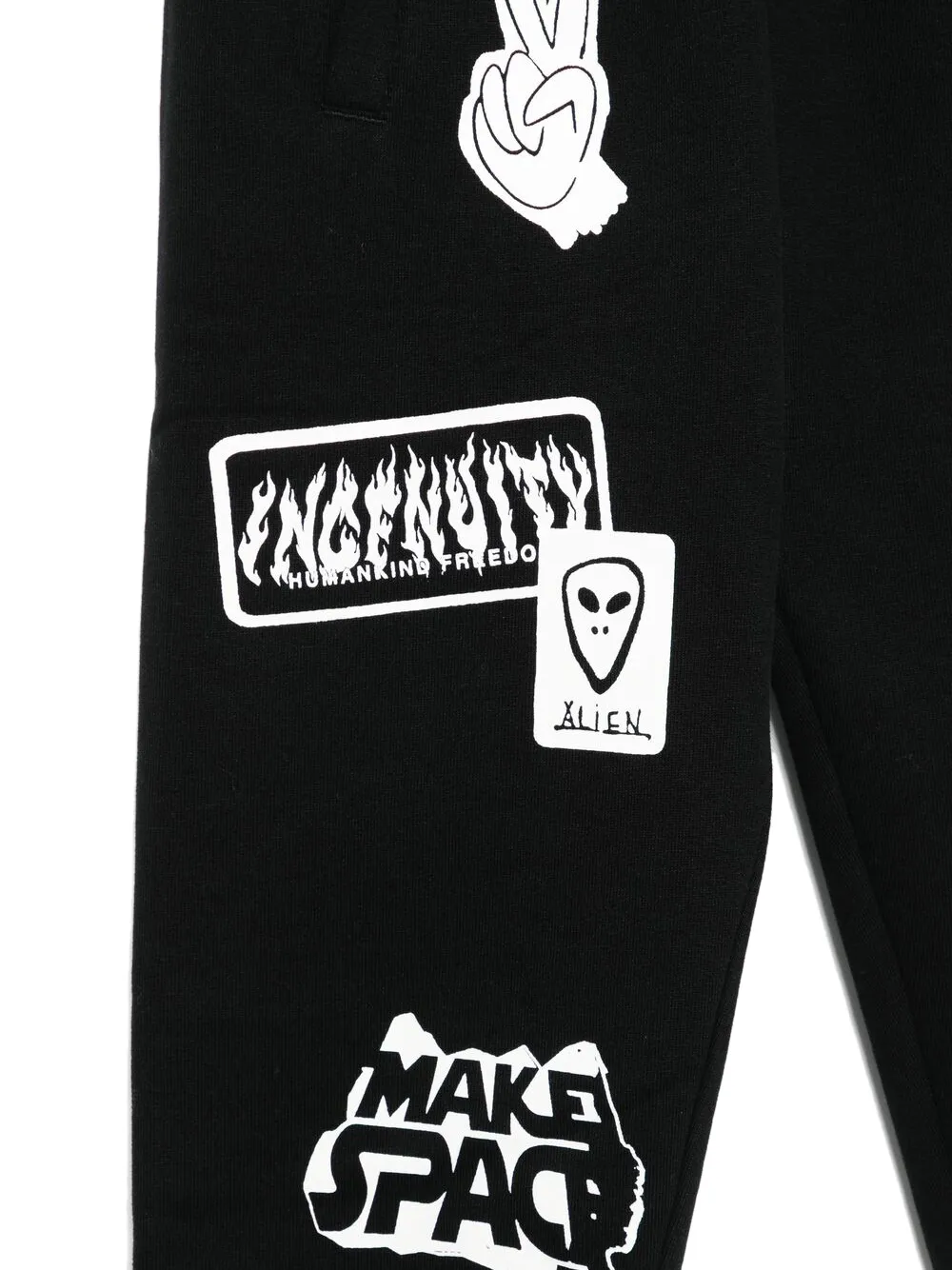 Molo Allen trainingsbroek met print Zwart