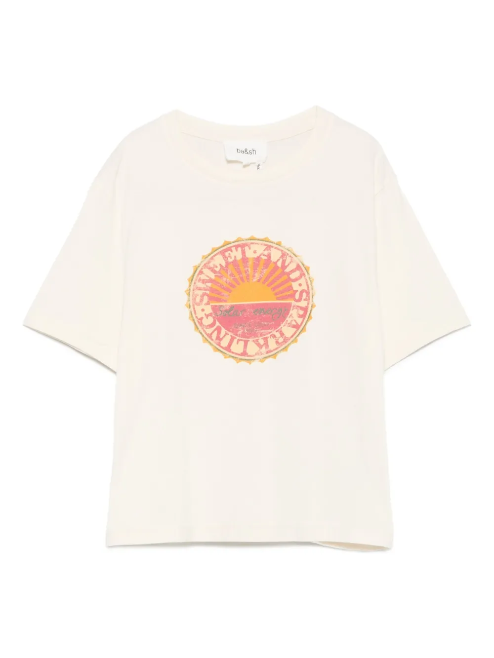 Ba&Sh sunset-print T-shirt Beige