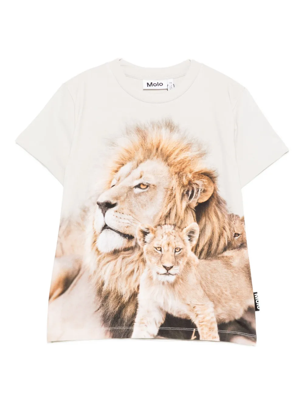 Molo Roxo lion-print T-shirt Groen