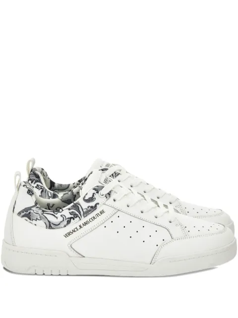 Versace Jeans Couture Barocco-print perforated sneakers