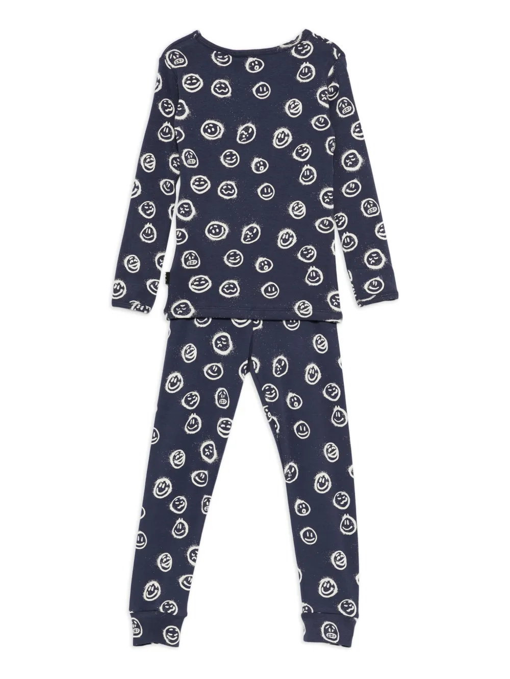 Molo Pyjama met smileyprint Blauw