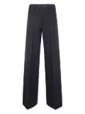 Liviana Conti elastic-waistband trousers - Black