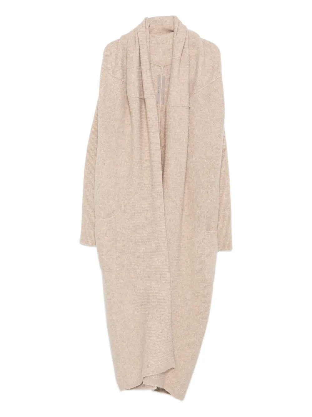 Rick Owens オープンフロント カーディガン - ニュートラル Rick Owens オープンフロント カーディガン - ニュートラル