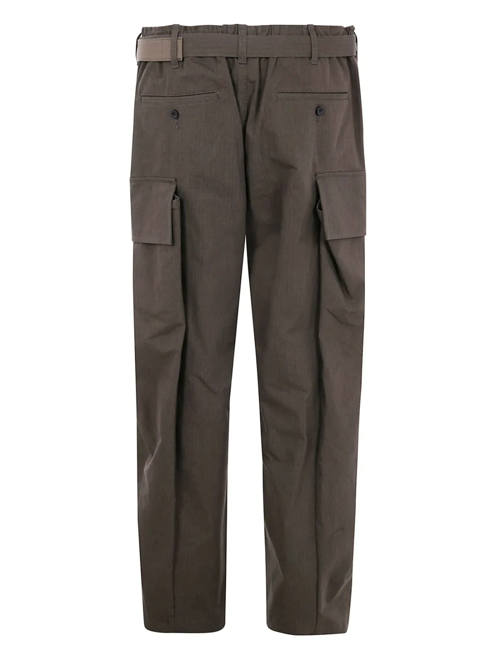 sacai Geplooide cargo broek Groen