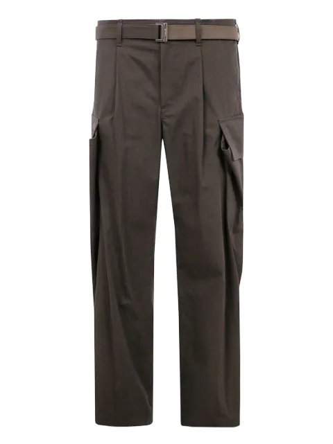sacai Calça cargo com pregas