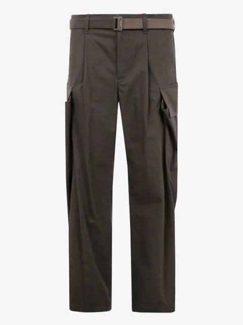 sacai pleated cargo pants