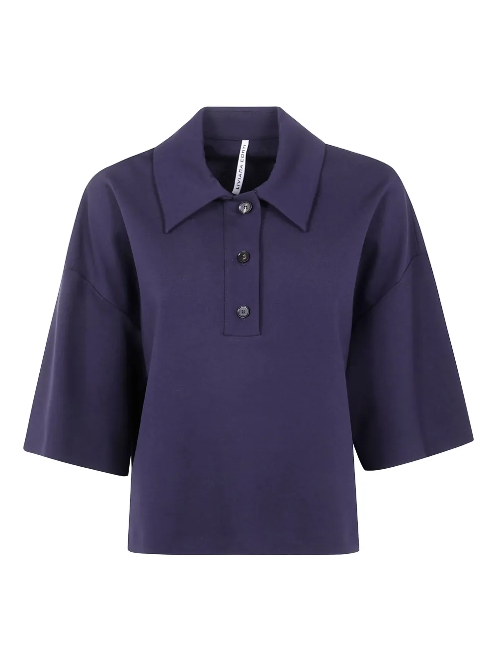 half-sleeves polo top