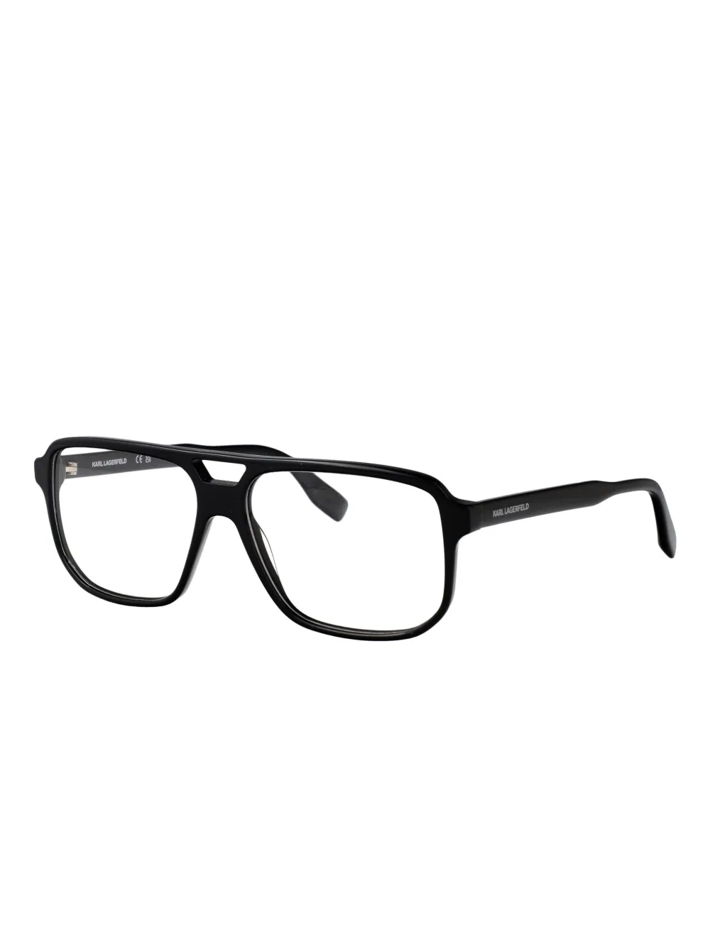 Karl Lagerfeld KL6156 bril met rechthoekig montuur Zwart