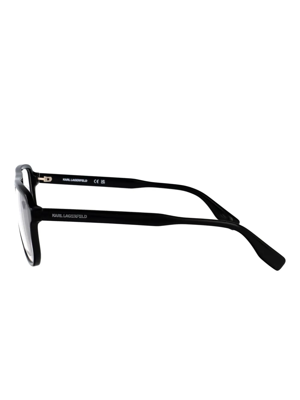 Karl Lagerfeld KL6156 bril met rechthoekig montuur Zwart