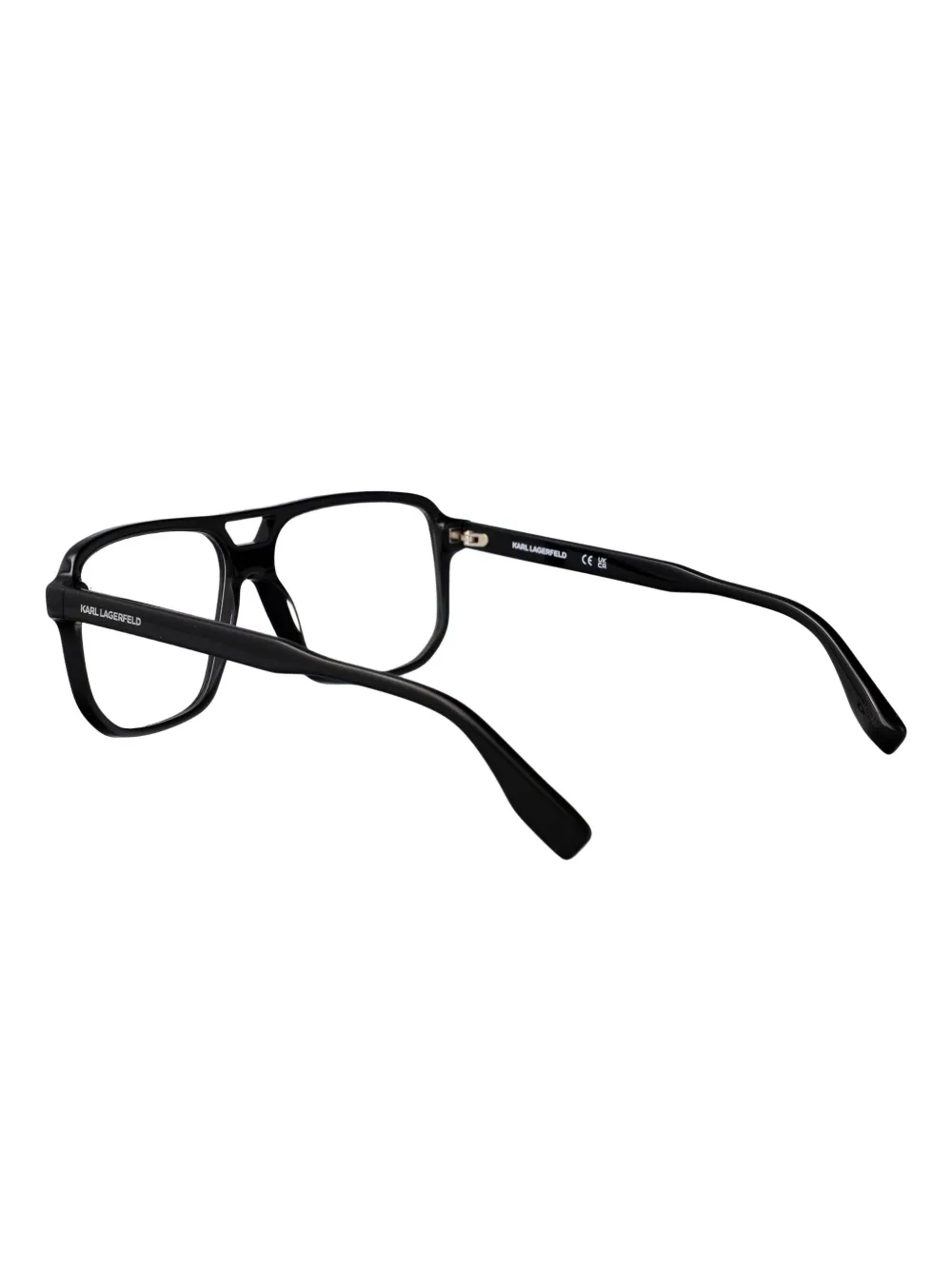 Karl Lagerfeld KL6156 bril met rechthoekig montuur Zwart
