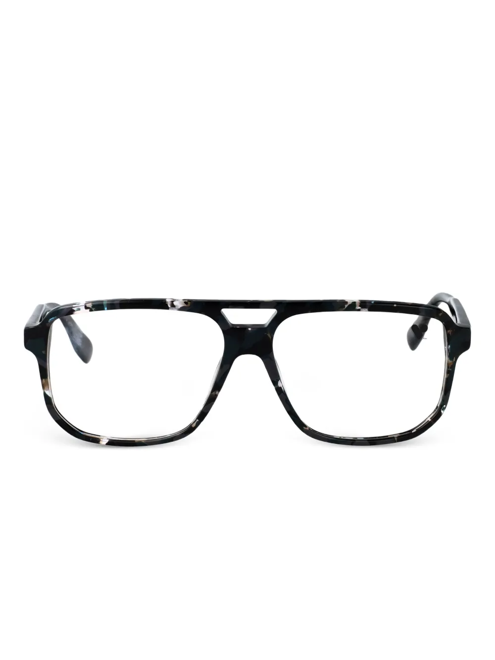 Karl Lagerfeld Bril met rechthoekig montuur Grijs