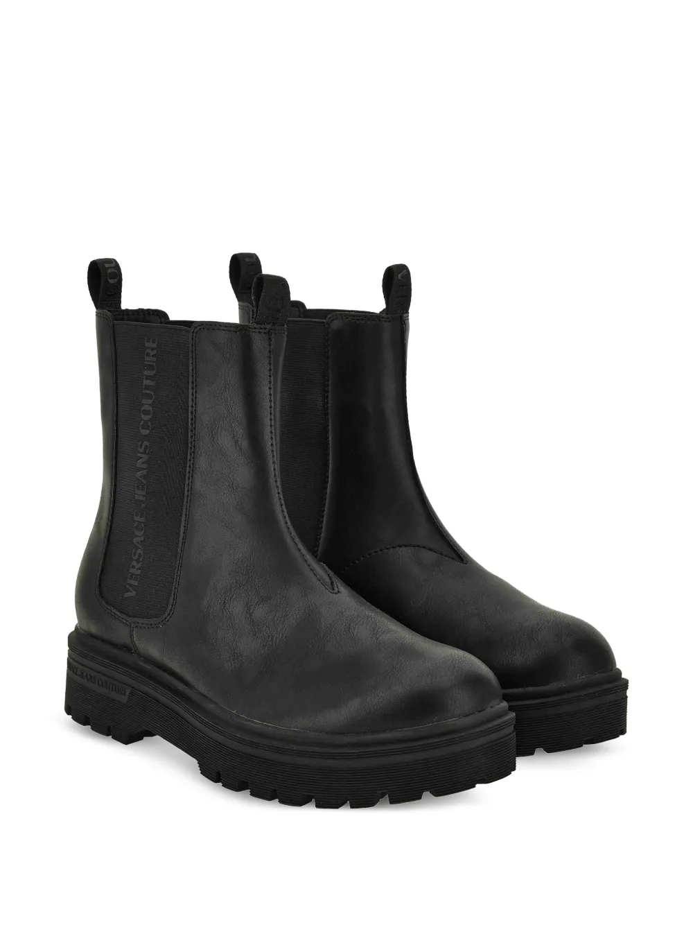 Versace Jeans Couture logo-detail elastic-panel boots | Chelsea Boots | Image 2