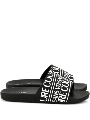 【VERSACE JEANS COUTURE 】サンダル スリッパ メンズ★送関込 VERSACE JEANS(ヴェルサーチジーンズ) サンダル(メンズ) - 海外
