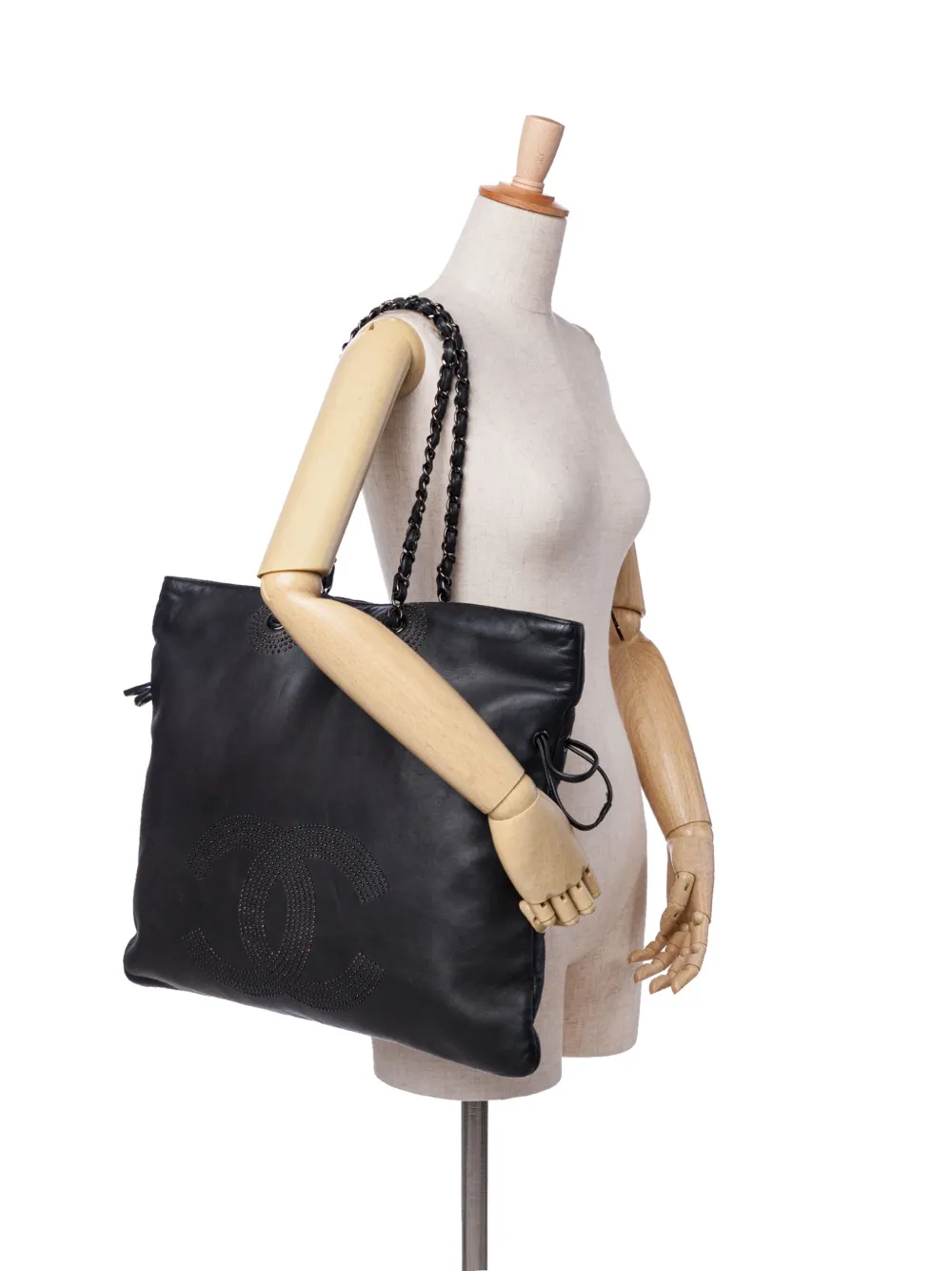 CHANEL Pre-Owned 2008-2009 CC Lambskin Studded Bonbons tote bag | Pre-Owned | Image 2