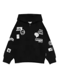 Molo patch-detail zip-up hoodie - Black