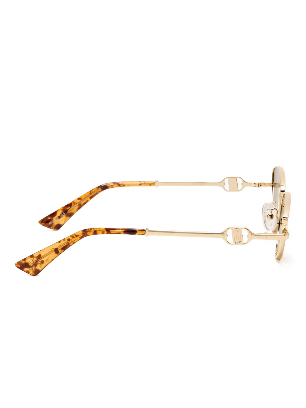 Le Specs Zonnebril met geometrisch montuur - Bruin