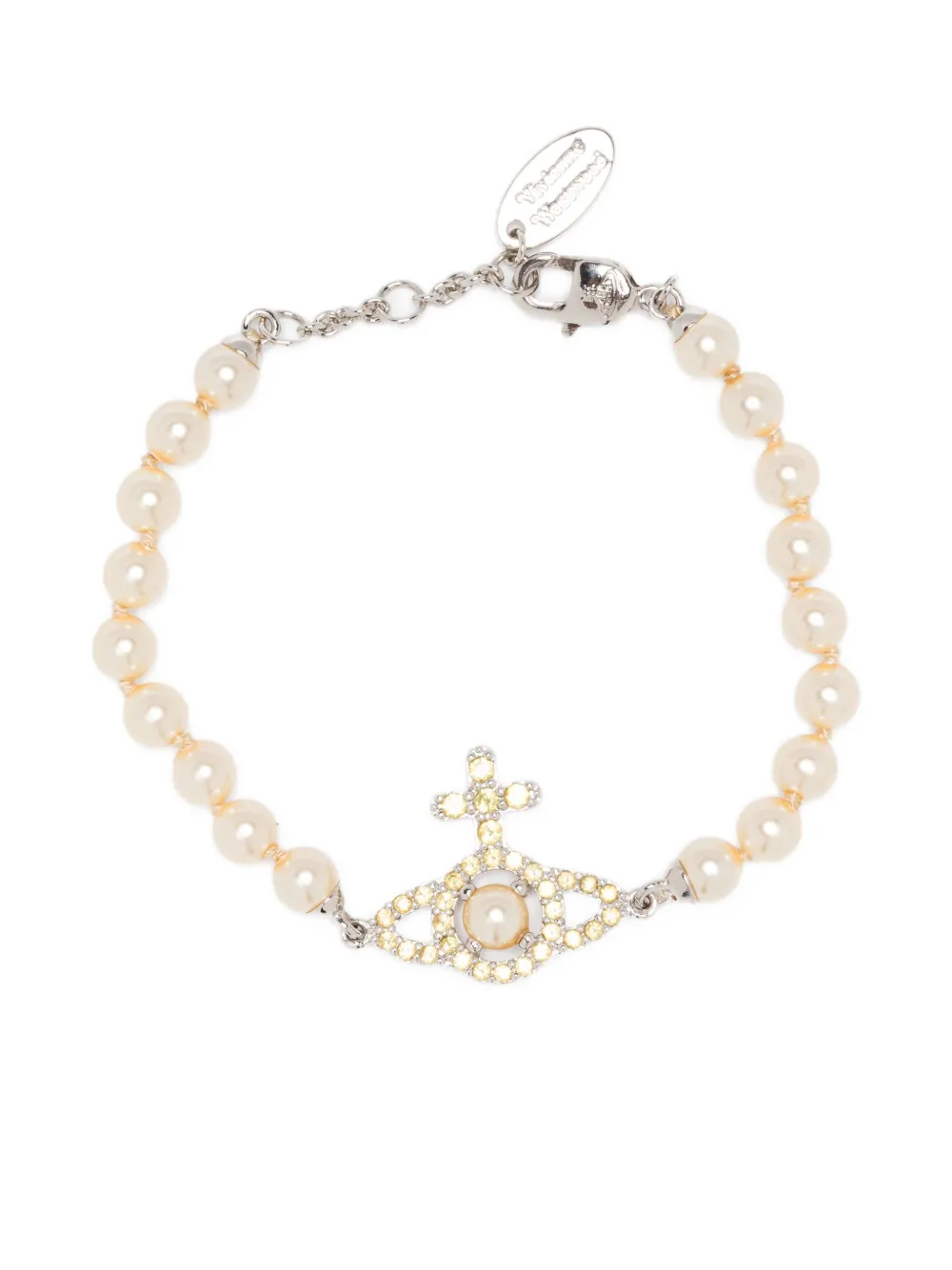 Vivienne Westwood pearl orb bracelet | Silver | Image 1