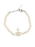 Vivienne Westwood pearl orb bracelet - Silver
