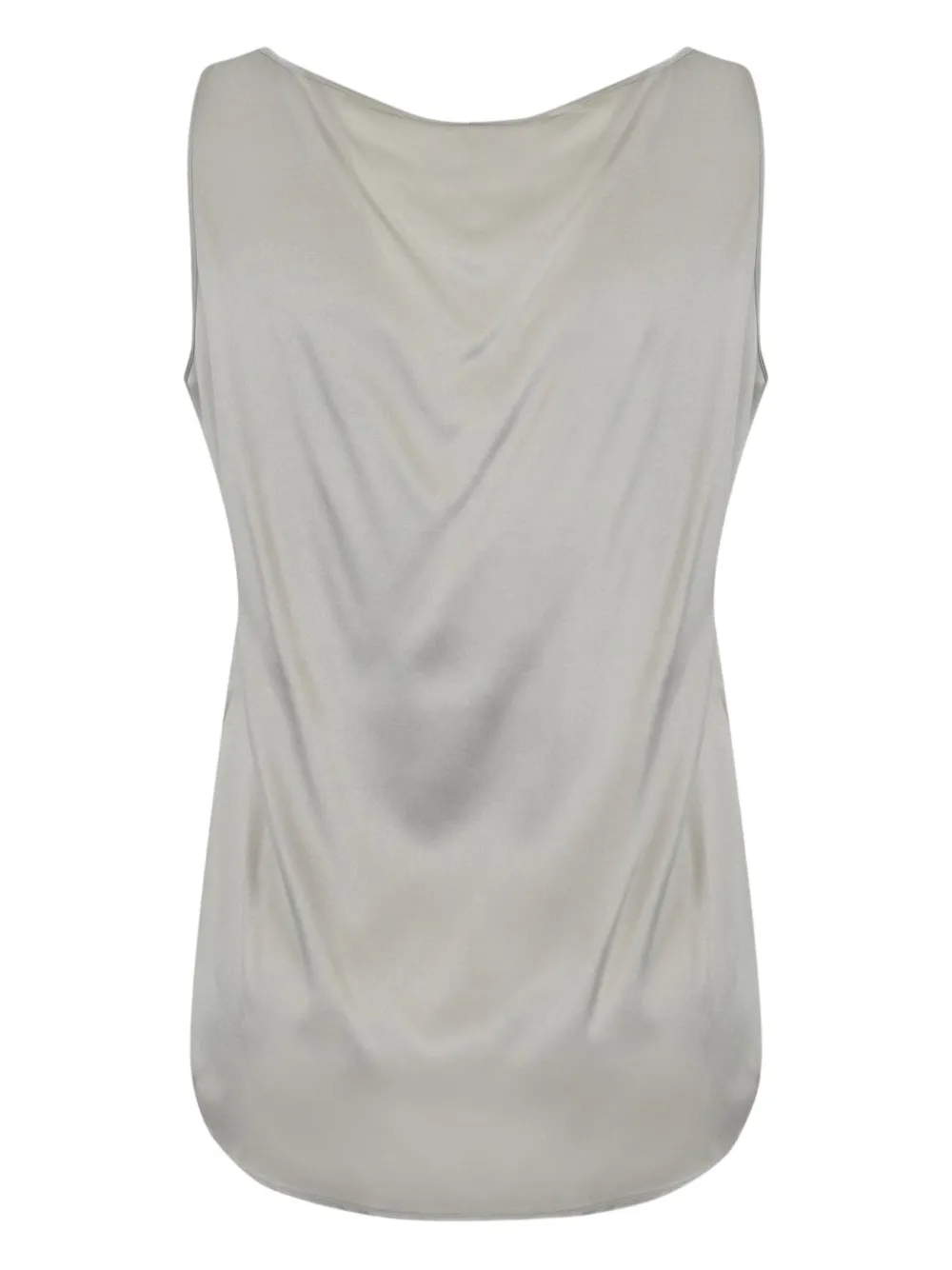 Max Mara scoop-neck top Grijs