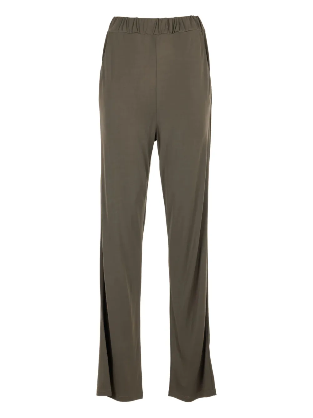 Max Mara elastic-waist trousers Groen