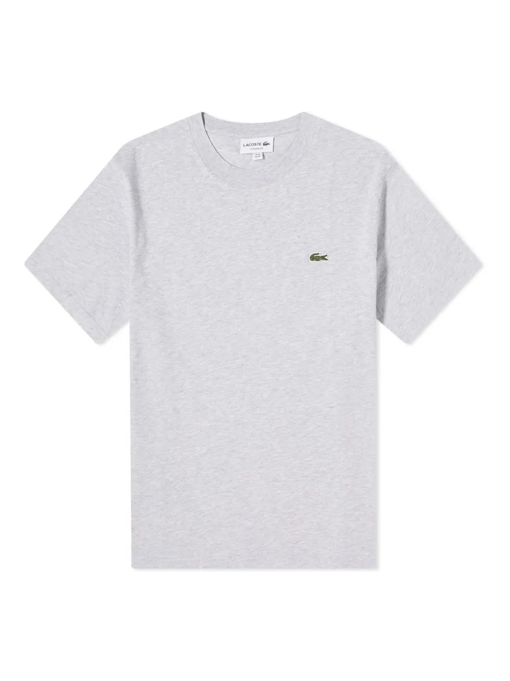 Lacoste logo-patch cotton T-shirt | Grey | Image 1