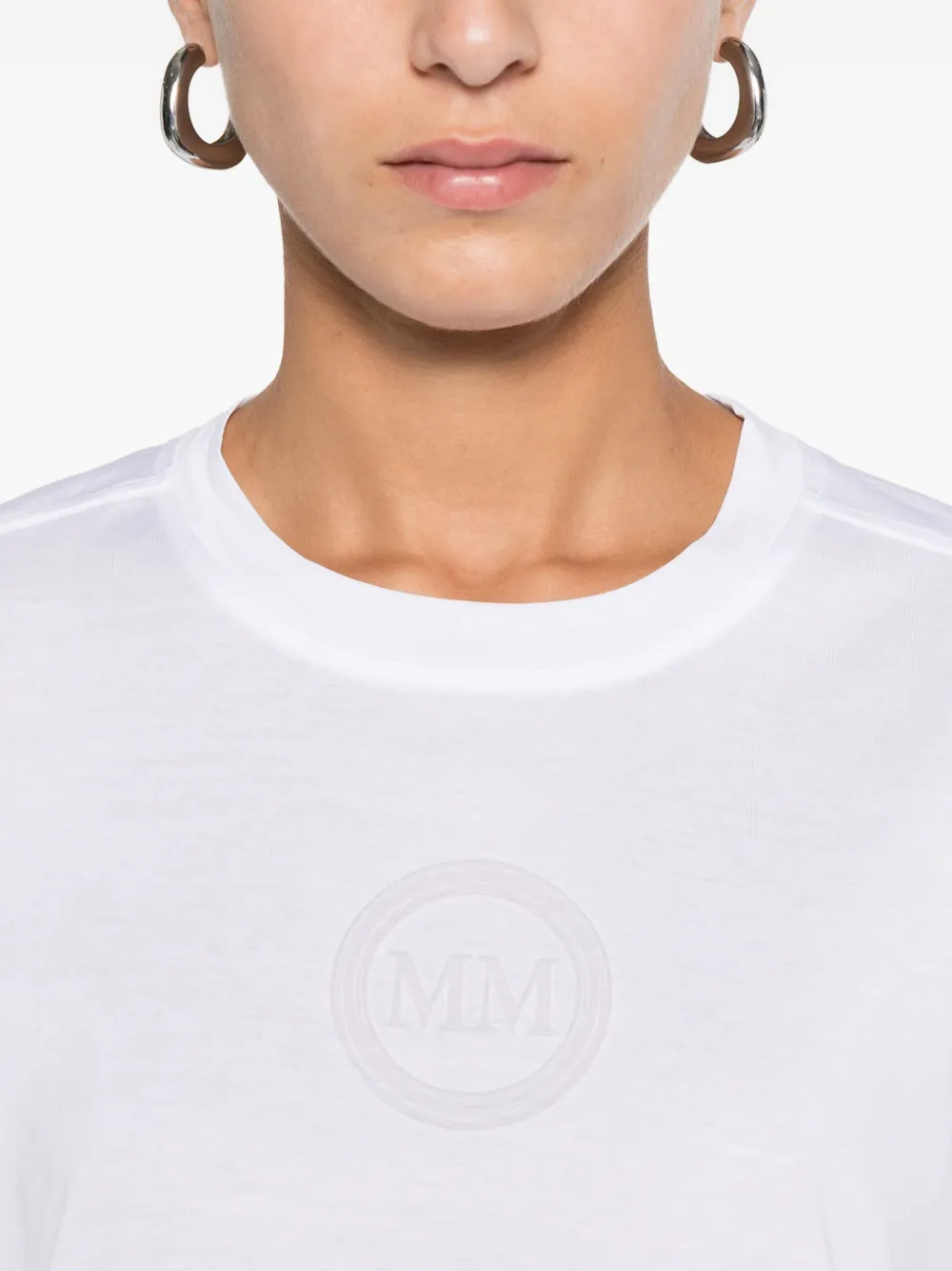 Max Mara Long-sleeve T-shirt In White