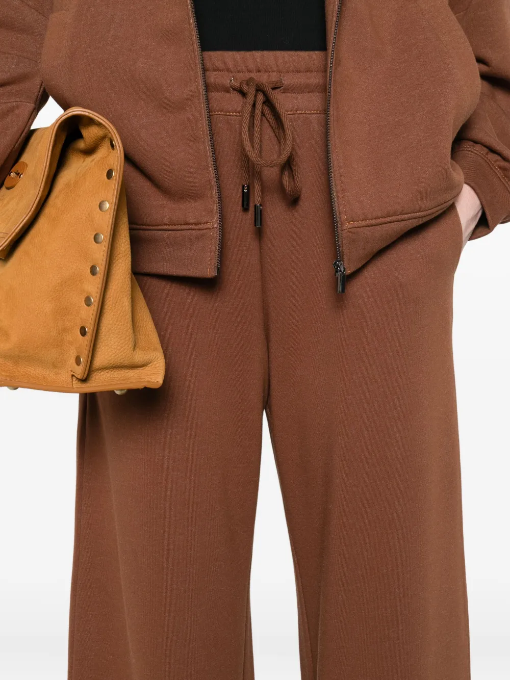 Max Mara Broek met trekkoord Bruin