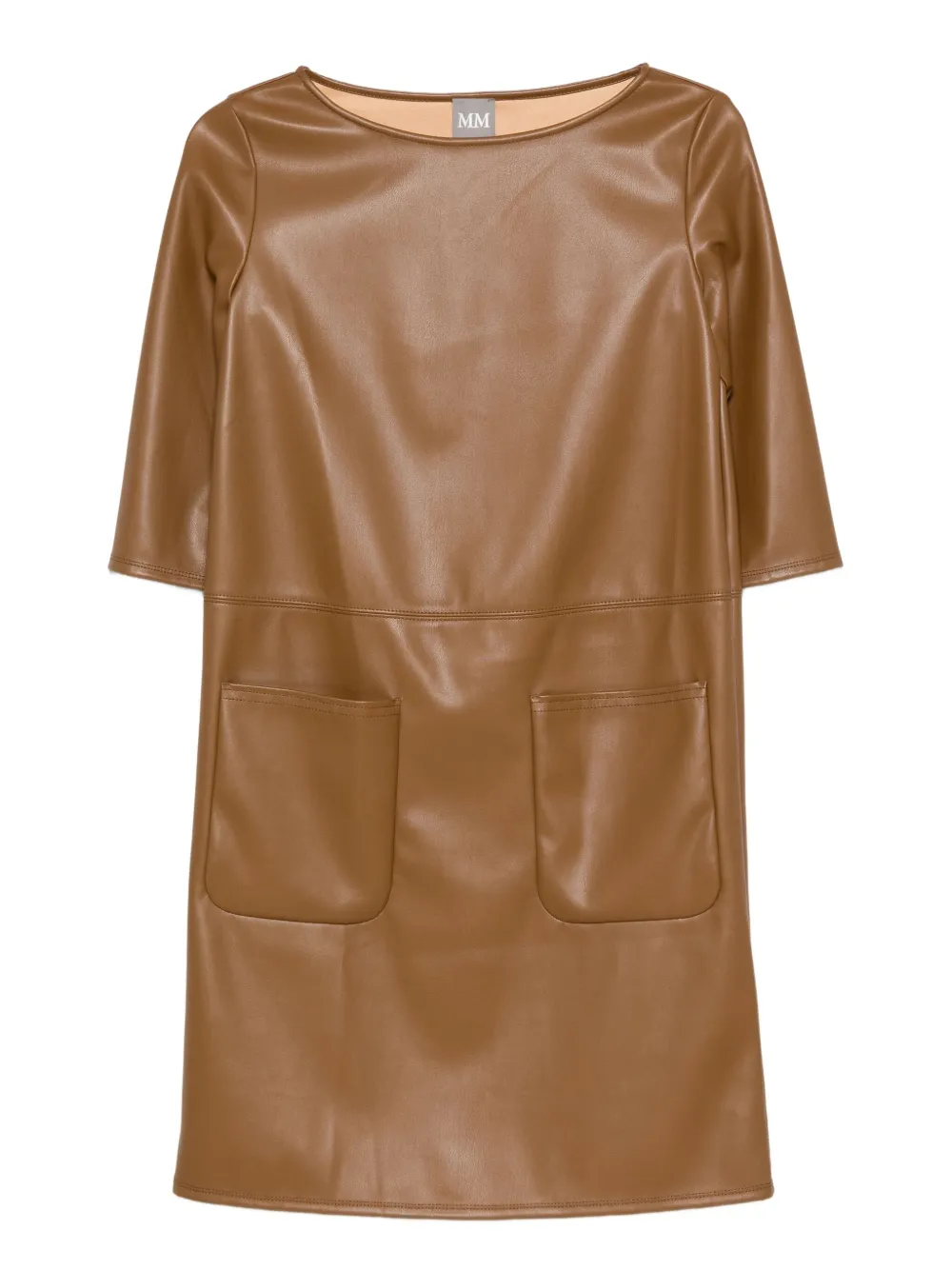 Max Mara pocket-detail mini dress Bruin