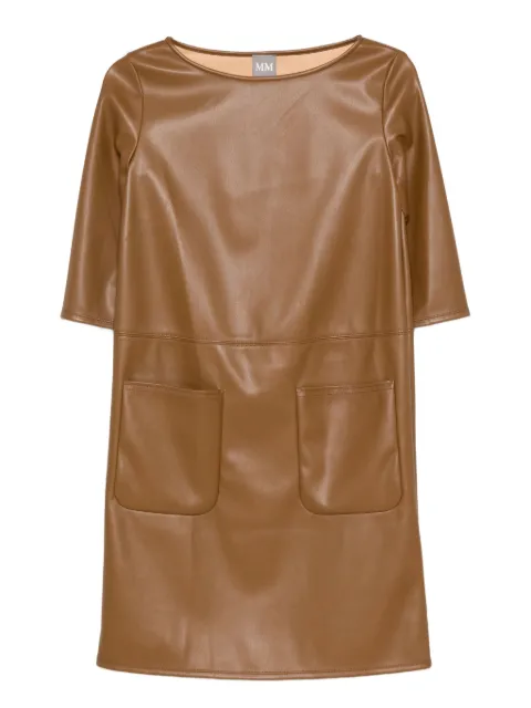 Max Mara vestido corto con detalle de bolsillo