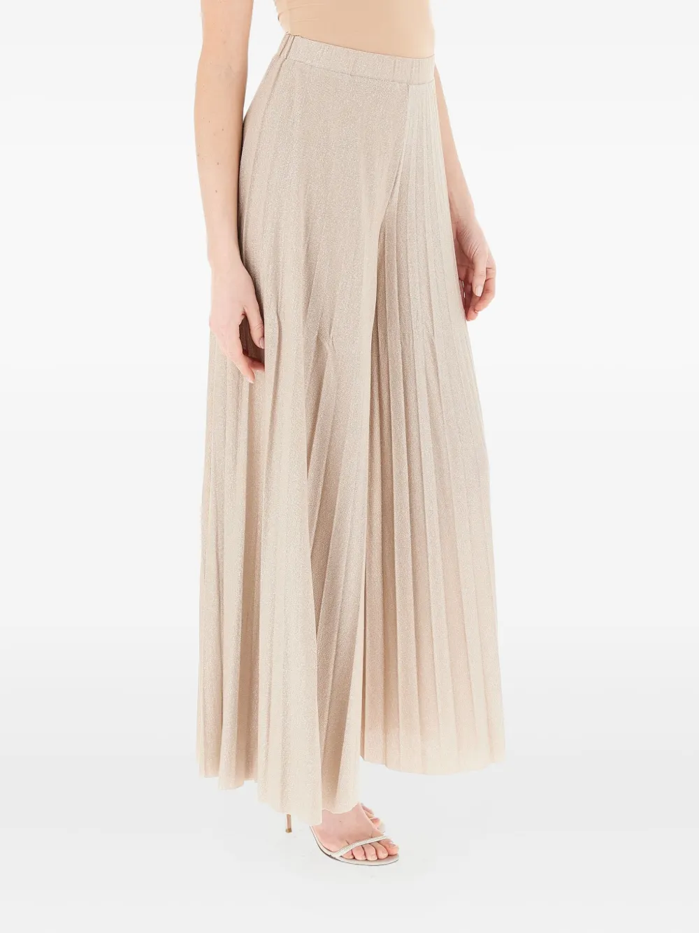 Pennyblack pleated palazzo pants - Grijs