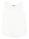 Max Mara scoop-neck top - White
