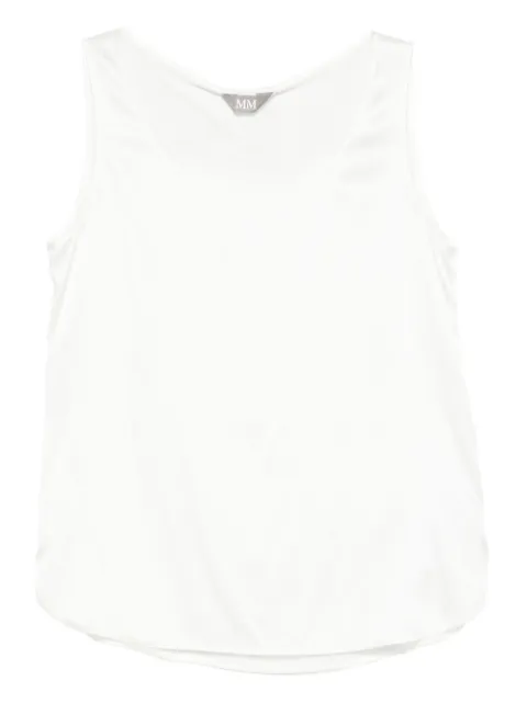 Max Mara top con cuello redondo