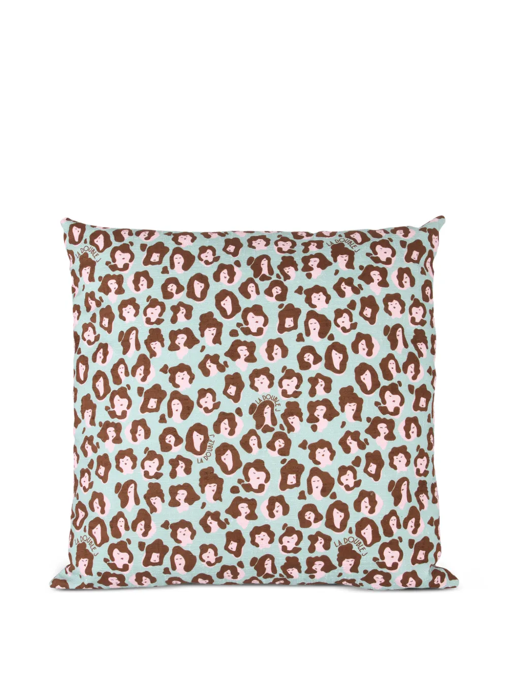 La DoubleJ printed pillow - Blu