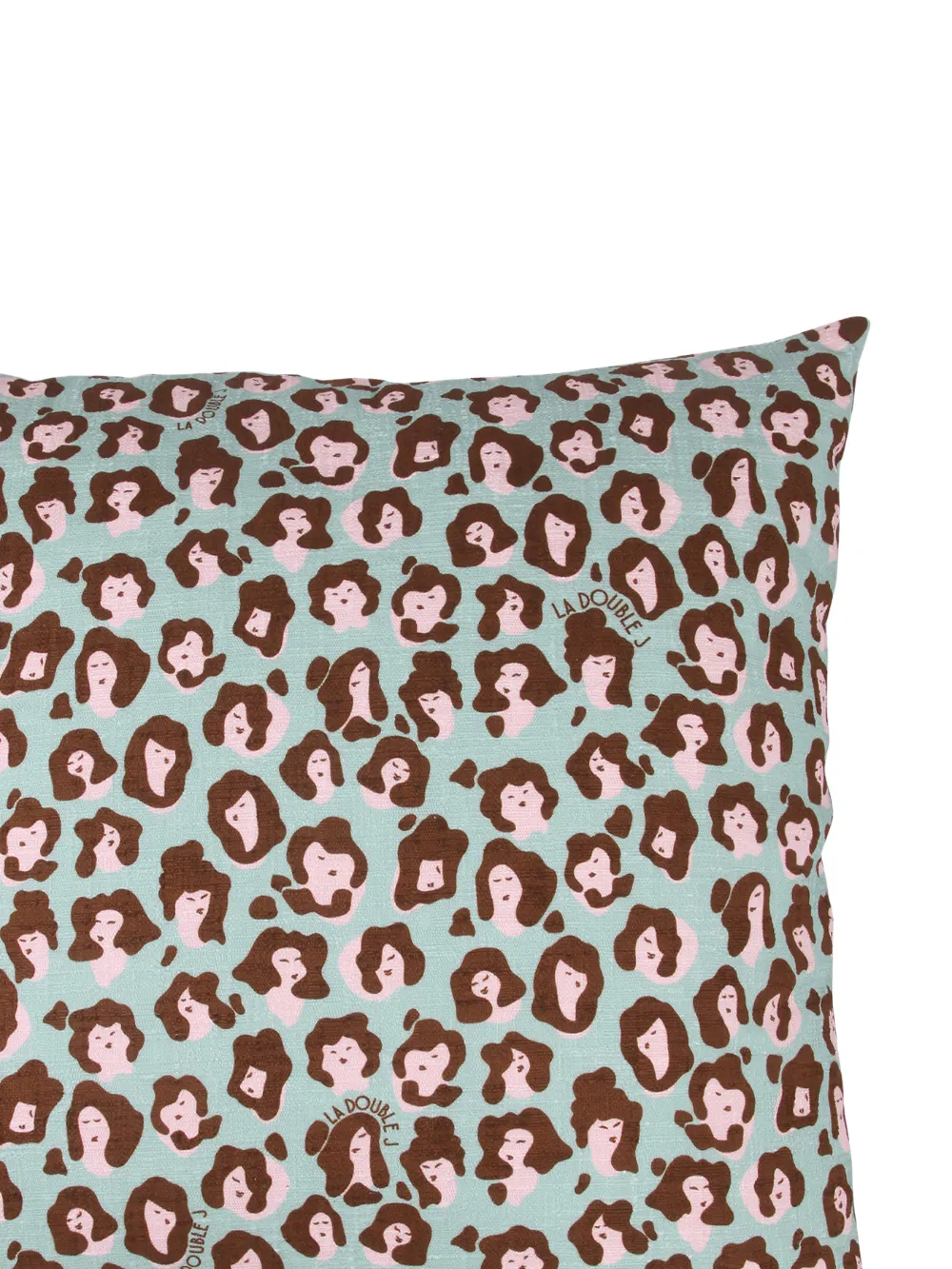  La Doublej Printed Pillow - Blue 