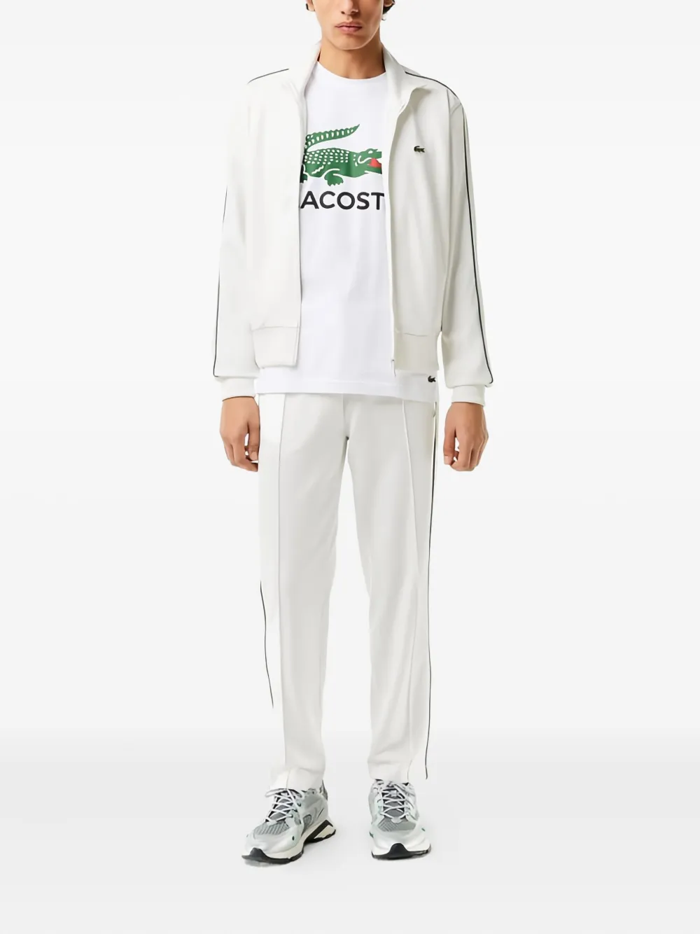 Lacoste T-shirt met logo - Wit