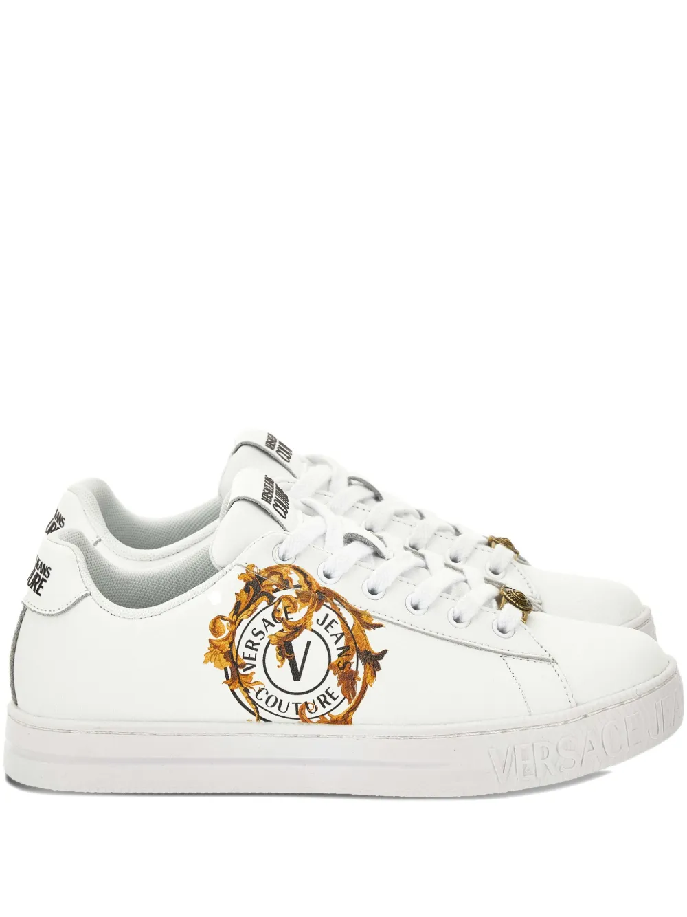 Versace Jeans Couture Barocco print-detail sneakers White