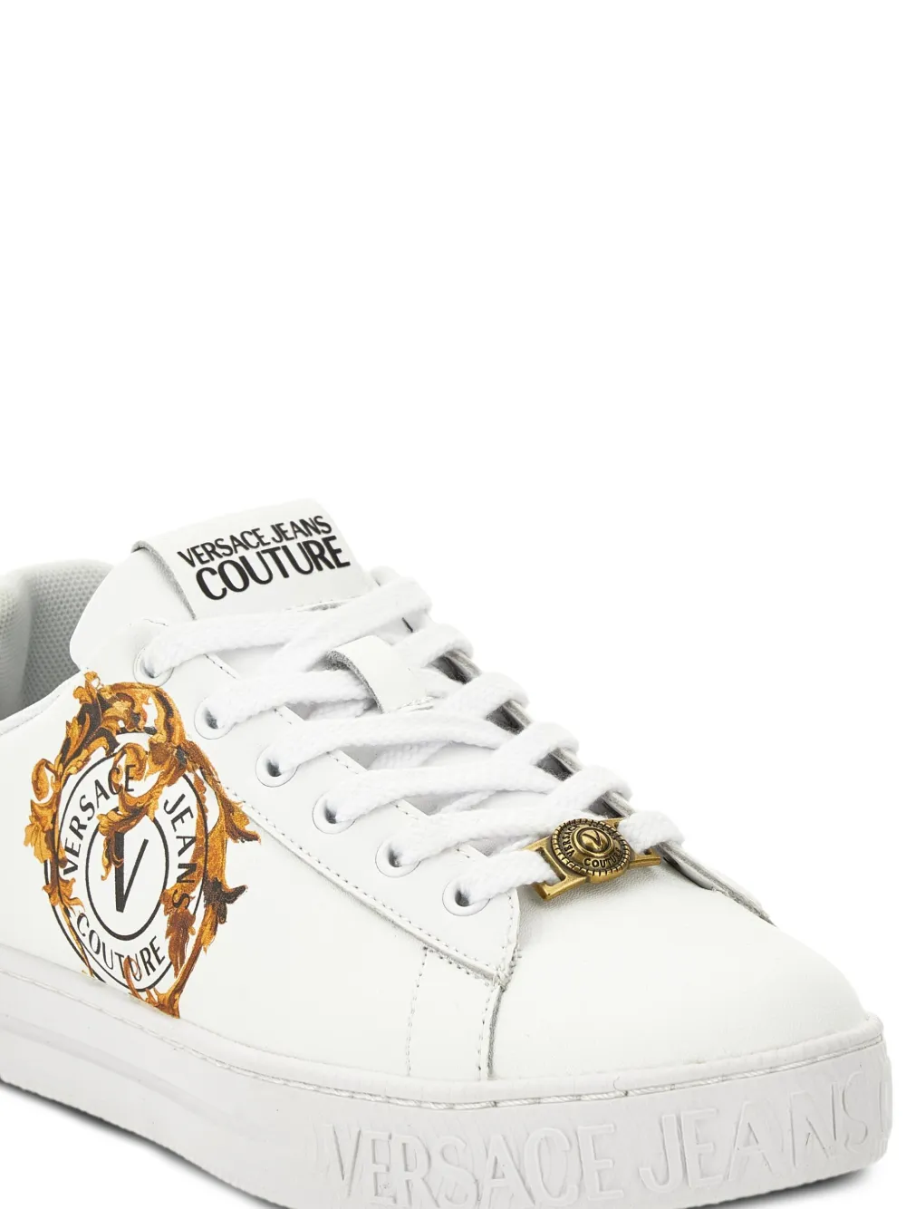 Versace Jeans Couture Barocco print-detail sneakers White