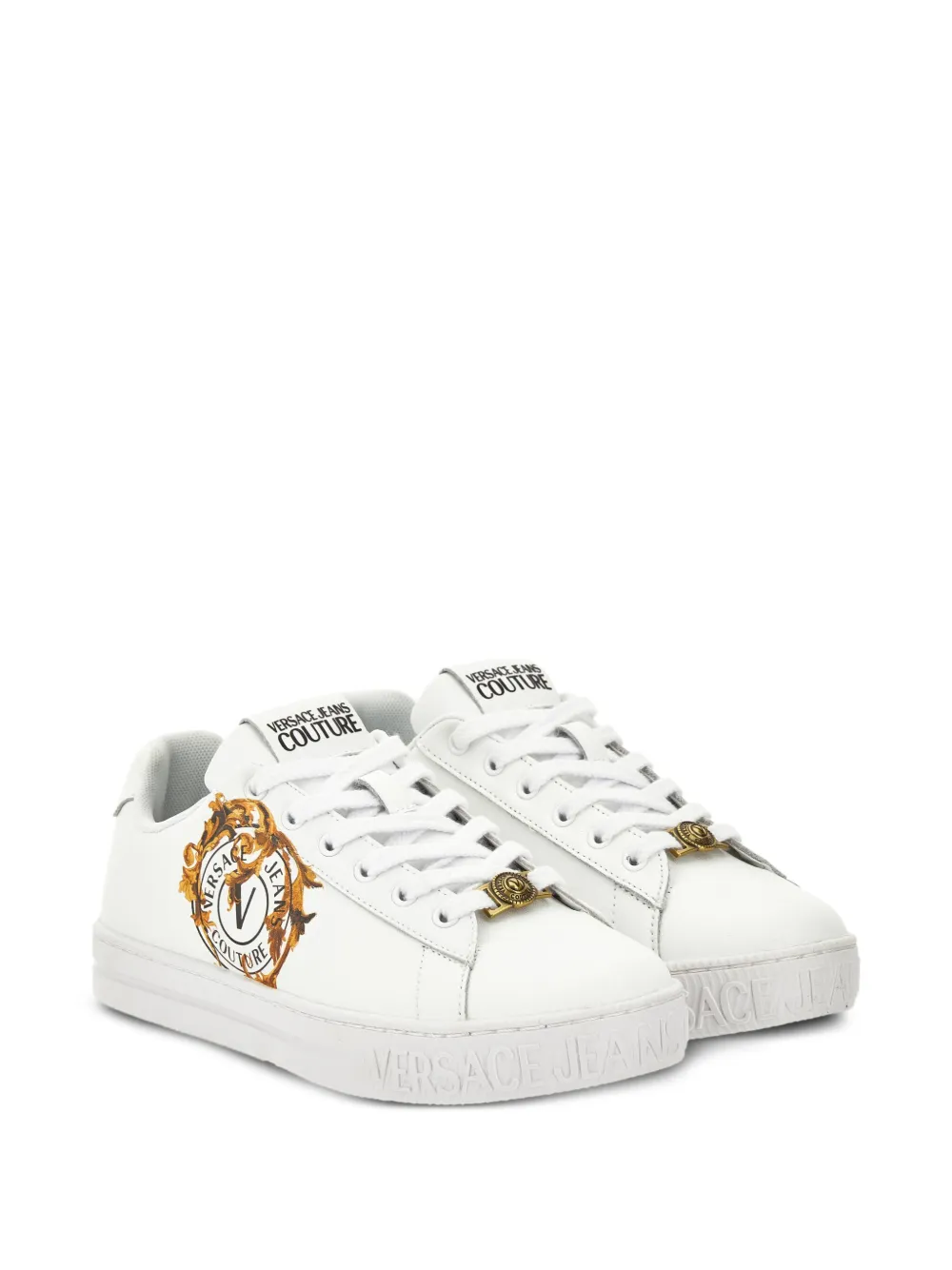 Versace Jeans Couture Barocco print-detail sneakers White