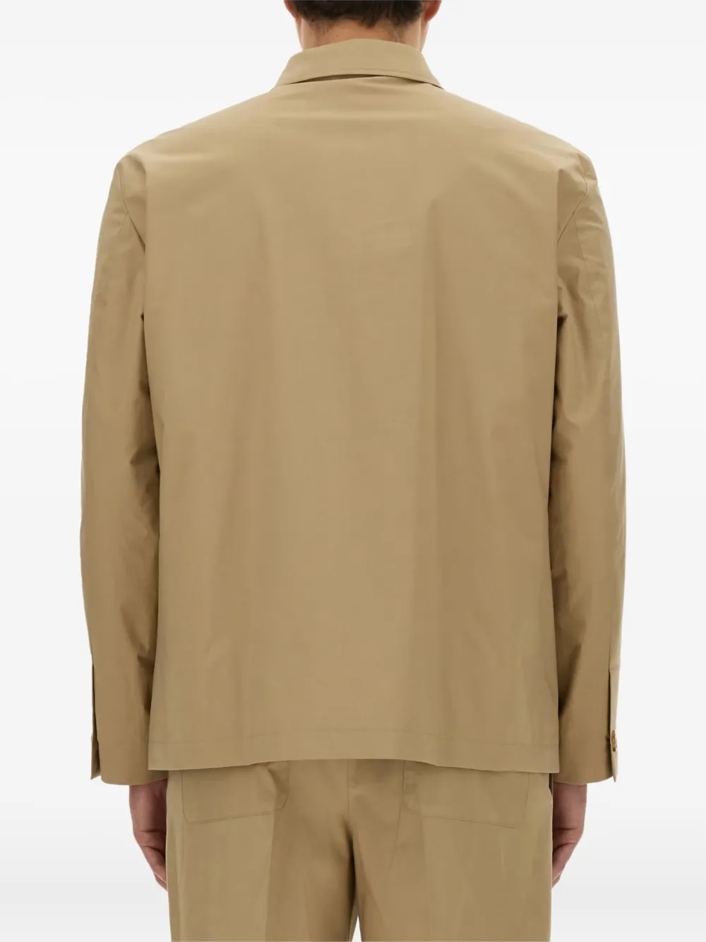 Lardini Overhemd met klepzak Beige