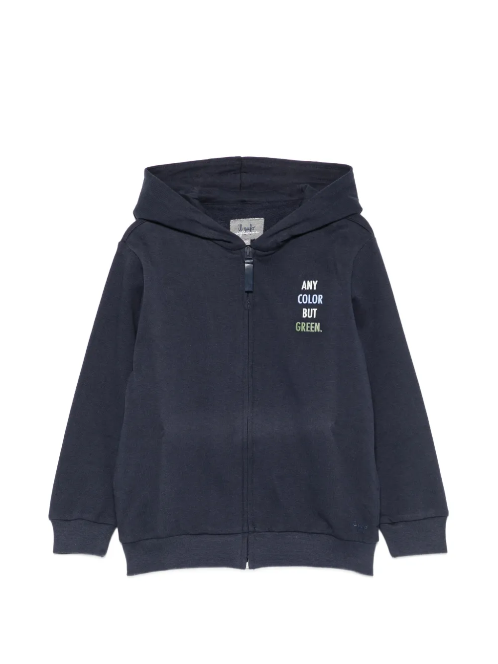 Il Gufo zip-up hoodie - Blu