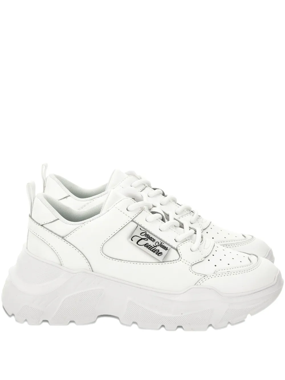 Versace Jeans Couture logo-plaque chunky trainers White