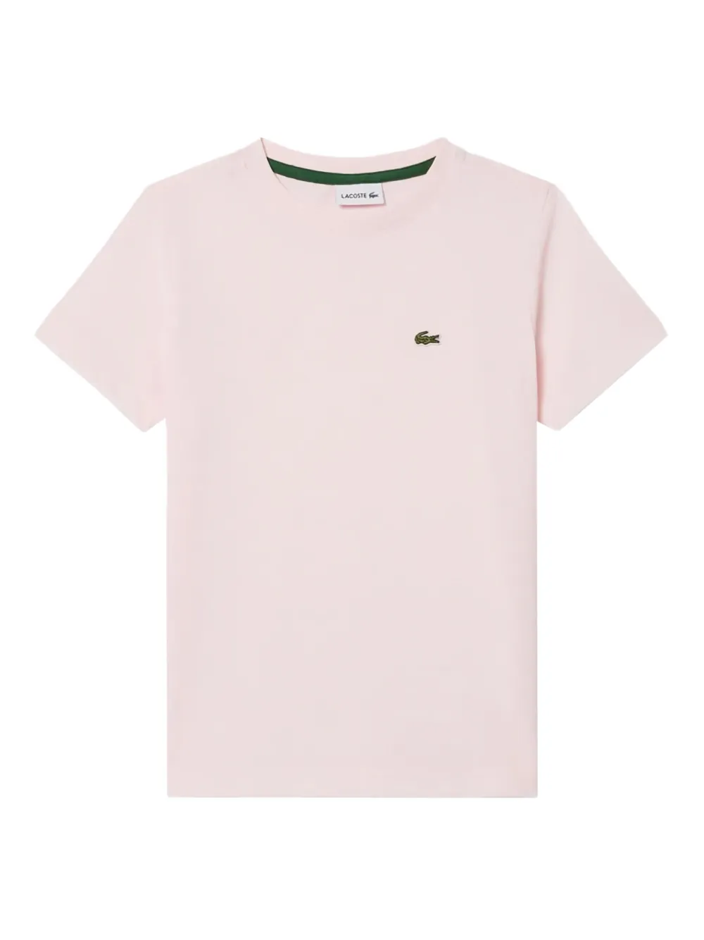 Lacoste Kids T-shirt met borduurwerk Roze